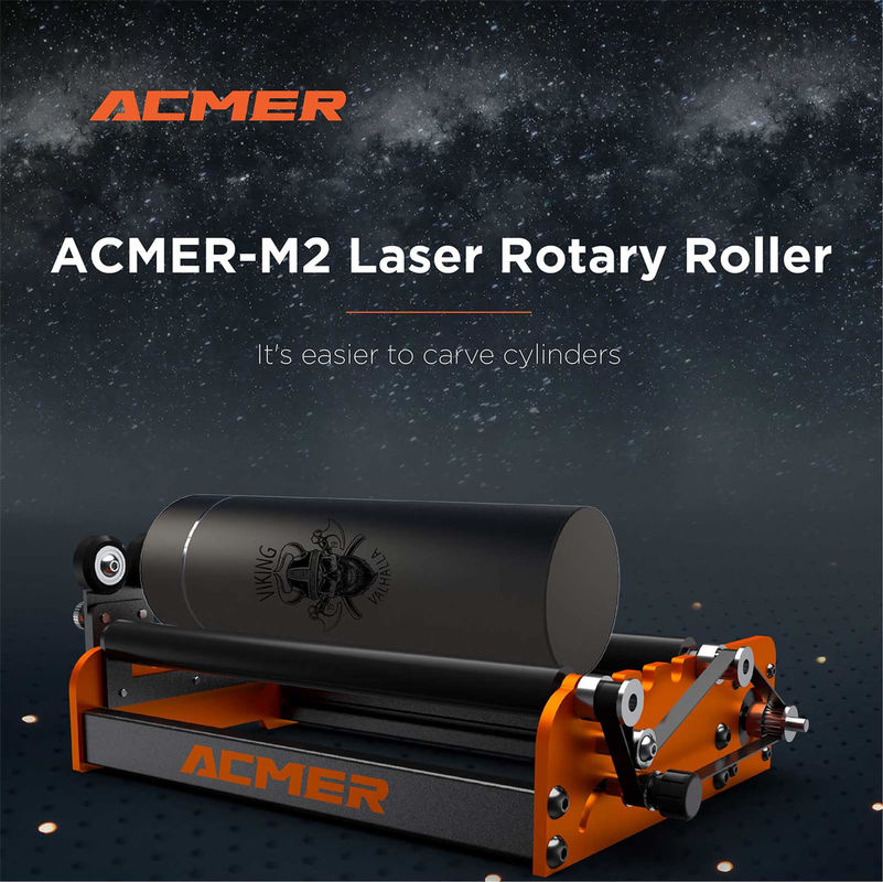 Acmer M2 Laser Engraver Rotário Roller Y Eixo Rotativo 360 Graus Roller Laser Graveur