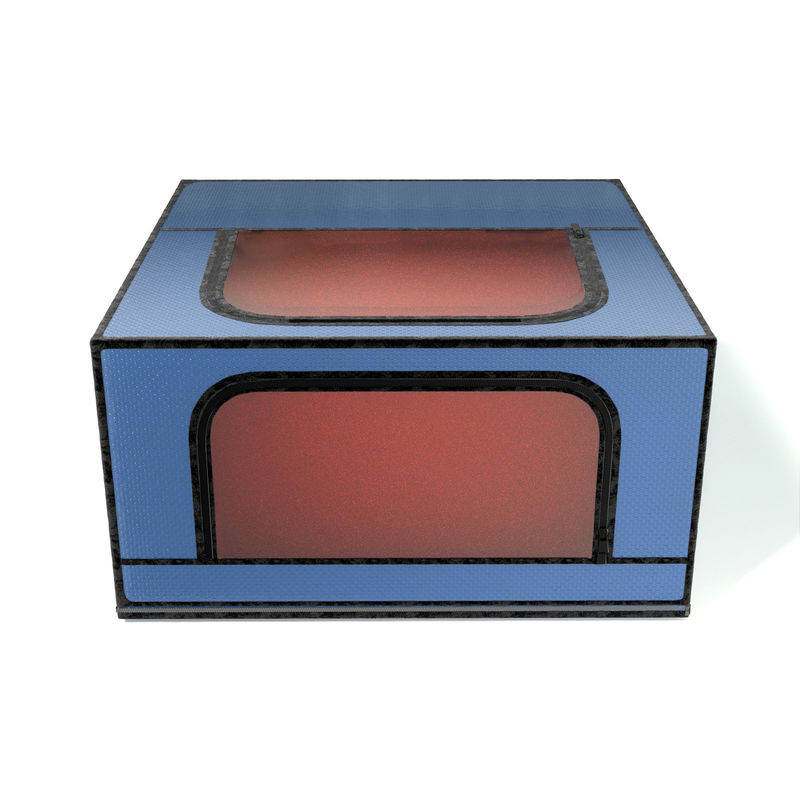 Caixa portátil de engravagem a laser azul 180V - 240V Plug 5V - 5.2V 1A