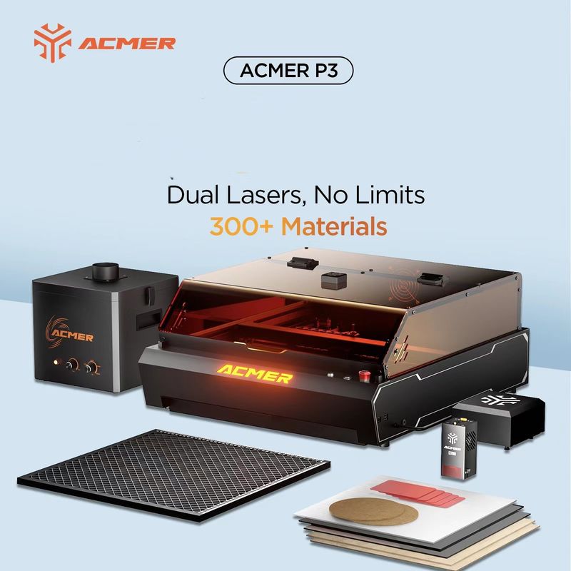 Segurança a Laser de Classe 1 24W Engravador a Laser Fechado 2592 x 1944 Pixels Resolução da Câmera