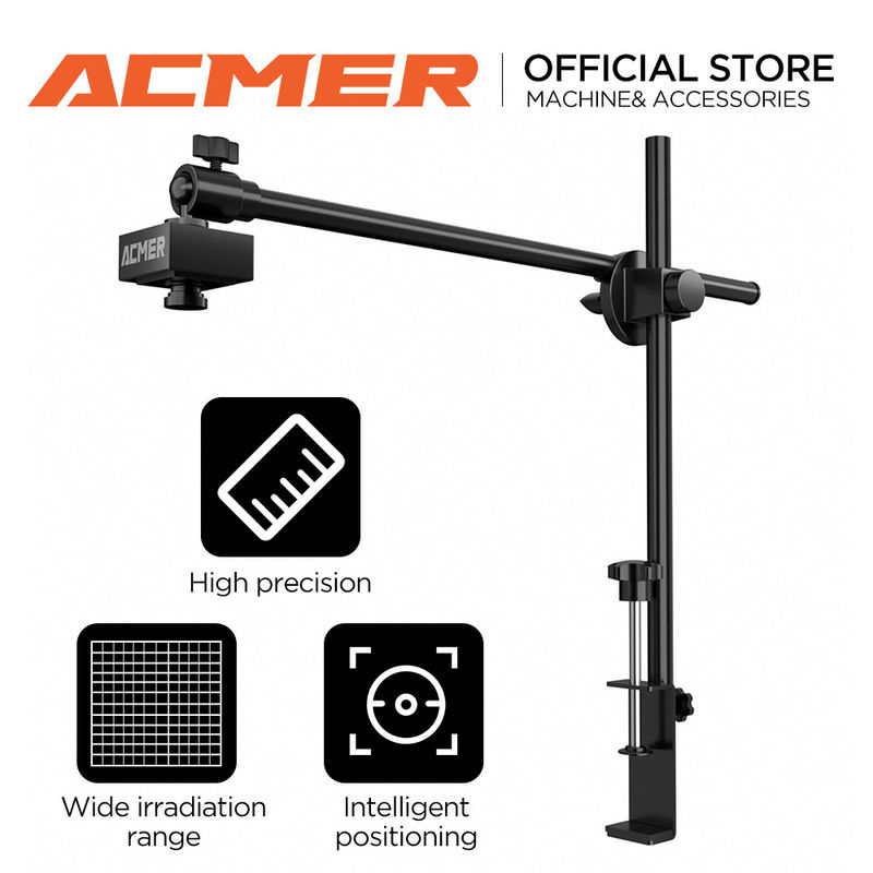 Profissional 1/2.5  Lightbrun Camera Suporte de posicionamento preciso Registro de vídeo para Gravação a Laser Acmer P2, P1 S ProSer