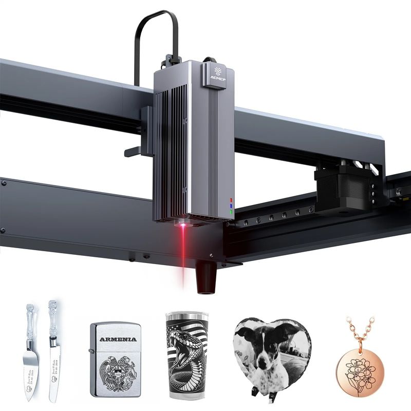 ACMER P2 IR 2w Fibra laser gravadora 0,03 mm Ultra-fine Spot para Metal Plástico Rocha Acrílico