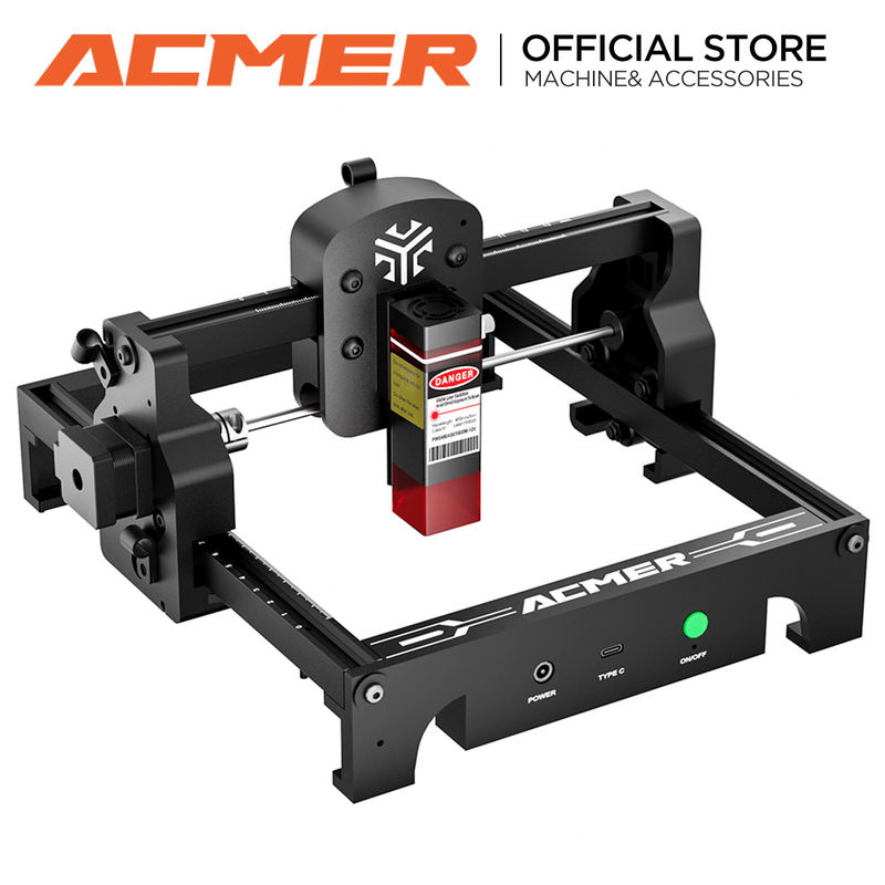 ACMER S1 Mini Portable Laser Engraver, 2500mw de potência de laser, área de trabalho 130*130mm