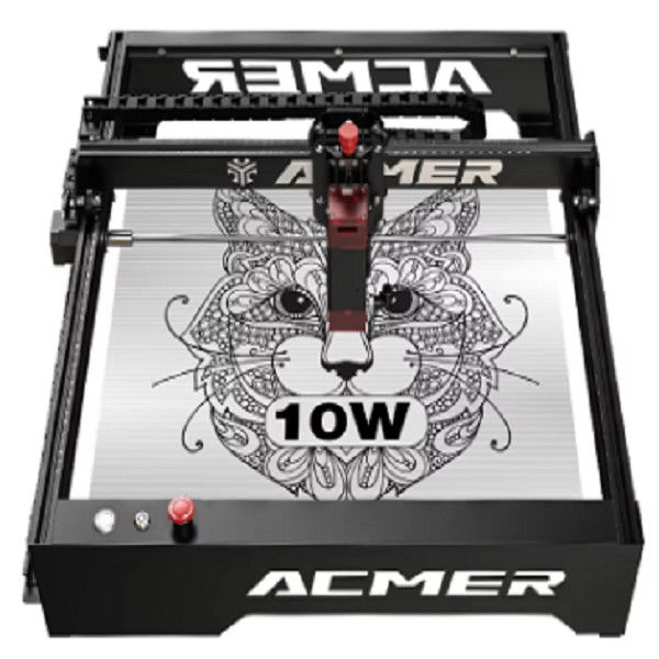 ACMER P1 10W Laser Graver 10000mm/min Máquina de Gravação a Laser de Escritório de Alta Velocidade 10W 20W